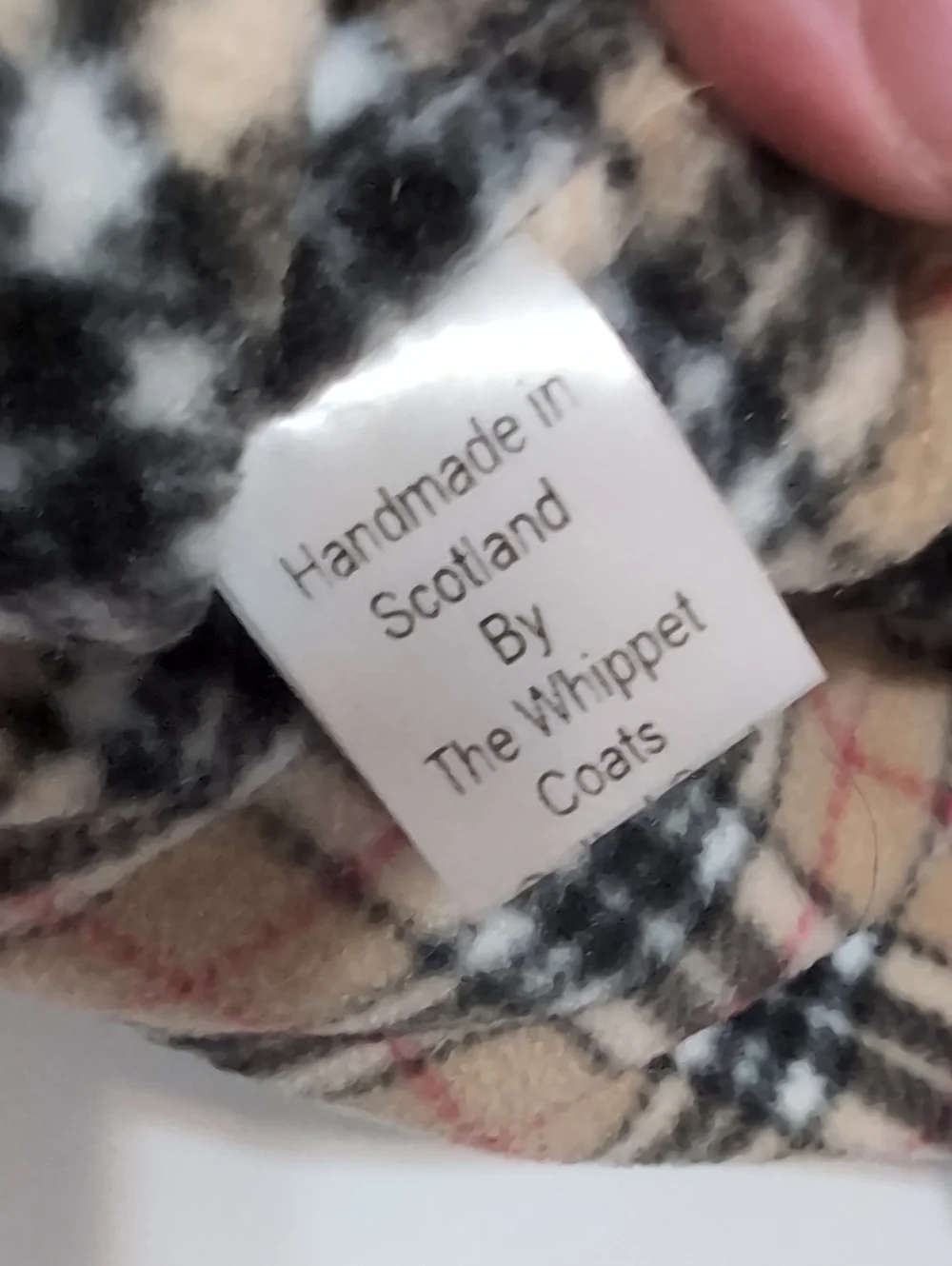 The Whippet Coats Fleece Lined Quilted Coat For Large Dog
